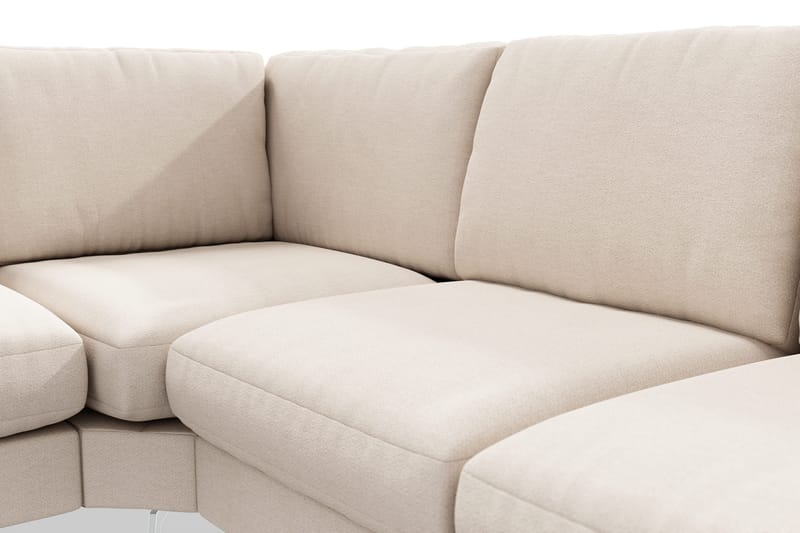 Ocean Lyx 5-sits Vändbar L-formad Hörnsoffa i Tyg - Beige - Products - Möbler - Soffa - Hörnsoffa
