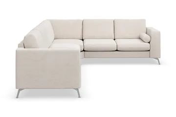 Ocean Lyx 5-sits Vändbar L-formad Hörnsoffa i Tyg - Beige - Products - Möbler - Soffa - Hörnsoffa