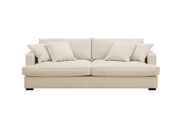 Rossita Lyx 2,5-sits Extra djup Soffa i Chenille, Beige