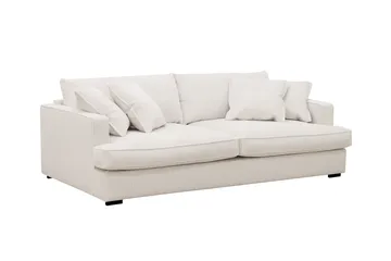 Rossita Lyx 2,5-sits Extra djup Soffa i Manchester - Naturvit - Products - Möbler - Soffa - 3 sits soffa