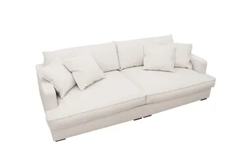 Rossita Lyx 3-sits Extra djup Soffa i Manchester - Naturvit - Products - Möbler - Soffa - 3 sits soffa