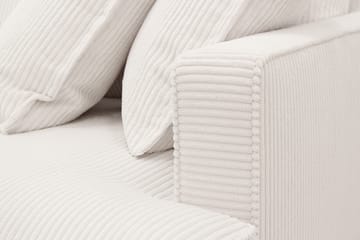 Rossita Lyx 6-sits H ögervänd U-formad Extra djup Soffa med Divan och Schäslong i Manchester - Naturvit - Products - Möbler - Soffa - U-soffa