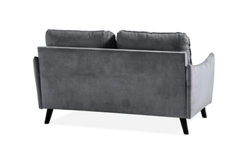 Trend Lyx 2-sits Soffa - Mörkgrå/Svart - Products - Möbler - Soffa - 2 sits soffa