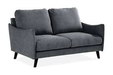 Trend Lyx 2-sits Soffa - Mörkgrå/Svart - Products - Möbler - Soffa - 2 sits soffa
