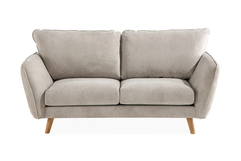 Trend Lyx 2-sits Tygsoffa, Beige