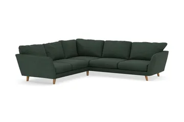 Trend Lyx 6-sits Vändbar L-formad Hörnsoffa i Manchester - Mörkgrön - Products - Möbler - Soffa - Hörnsoffa