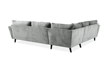 Trend Lyx 6-sits Vändbar L-formad Hörnsoffa i Tyg - Grå - Products - Möbler - Soffa - Hörnsoffa