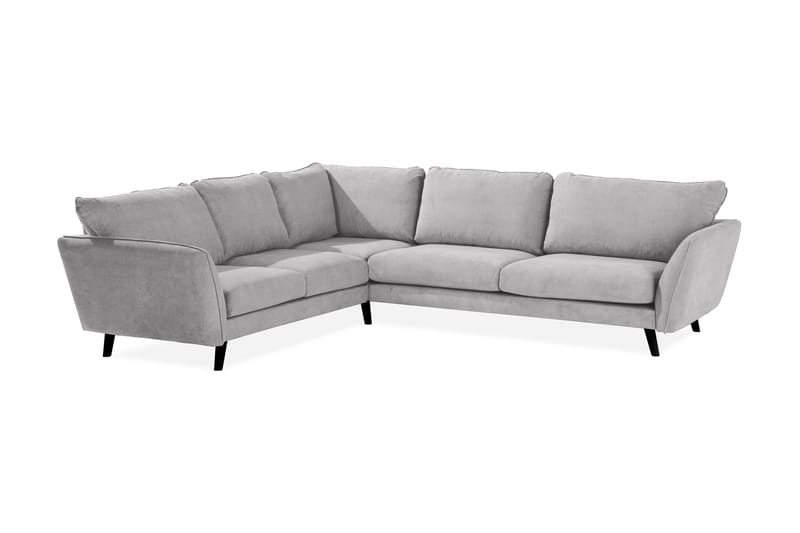 Trend Lyx 6-sits Vändbar L-formad Hörnsoffa i Tyg - Ljusgrå - Products - Möbler - Soffa - Hörnsoffa