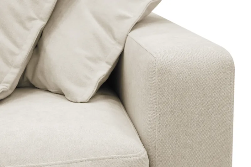 Valencia Extra Djup 3-sits Soffa i Chenille - Beige - Products - Möbler - Soffa - 3 sits soffa