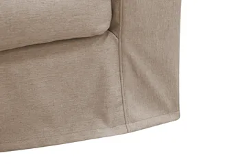 Valencia Extra Djup 3-sits Soffa med avtagbar och tvättbar klädsel - Ljusbrun - Products - Möbler - Soffa - 3 sits soffa
