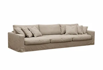 Valencia Extra Djup 5-sits soffa + fåtölj med avtagbar och tvättbar klädsel - Brun - Products - Möbler - Soffa - Soffgrupp