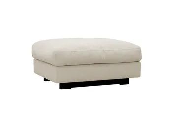 Valencia Soffgrupp Extra Djup 3-sits Soffa + Fotpall i Chenille - Beige - Products - Möbler - Soffa - Hörnsoffa