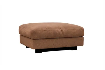 Valencia Soffgrupp Extra Djup 3-sits Soffa + Fotpall i Chenille - Rostbrun - Products - Möbler - Soffa - Hörnsoffa