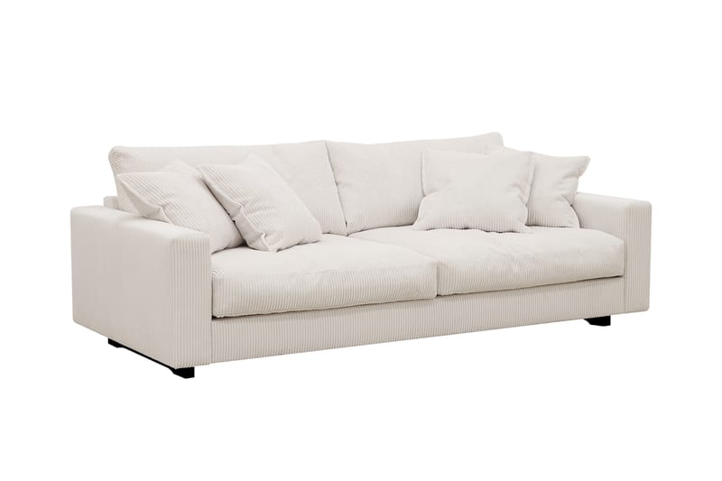 Valencia Soffgrupp Extra Djup 3-sits Soffa + Fotpall - Offwhite - Products - Möbler - Soffa - Hörnsoffa