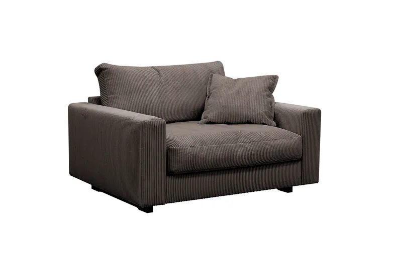 Valencia Soffgrupp Extra Djup 5-sits Soffa + Fåtölj - Brun - Products - Möbler - Soffa - Soffgrupp