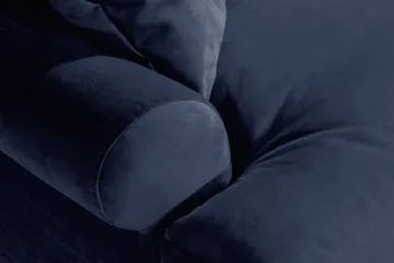 Andrew Loveseat Sammet - Midnattsblå/Mässing - Products - Möbler - Fåtölj & stolar - Fåtölj