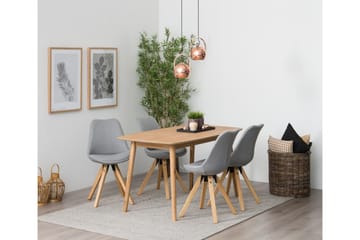 Andros Matstol & köksstol med träben - Grå - Products - Möbler - Fåtölj & stolar - Matstol & köksstol