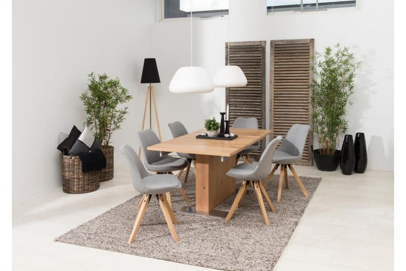 Andros Matstol & köksstol med träben - Grå - Products - Möbler - Fåtölj & stolar - Matstol & köksstol