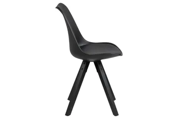 Andros Matstol & köksstol med träben - Svart - Products - Möbler - Fåtölj & stolar - Matstol & köksstol