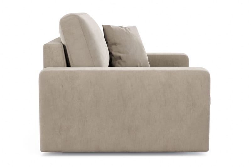 Arken Lyx Djup Sammetsfåtölj - Beige - Products - Möbler - Fåtölj & stolar - Fåtölj