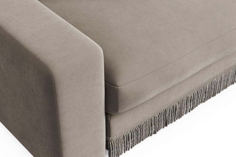 Arken Lyx Stor Djup Sammetsfåtölj - Beige - Products - Möbler - Fåtölj & stolar - Fåtölj