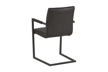 Buford Matstol 2-pack - Konstläder/Svart - Products - Möbler - Fåtölj & stolar - Karmstol