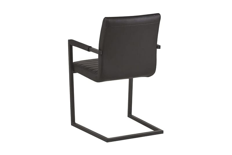 Buford Matstol 2-pack - Konstläder/Svart - Products - Möbler - Fåtölj & stolar - Karmstol