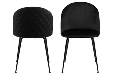 Caversfield Matstol - Svart - Products - Möbler - Fåtölj & stolar - Matstol & köksstol