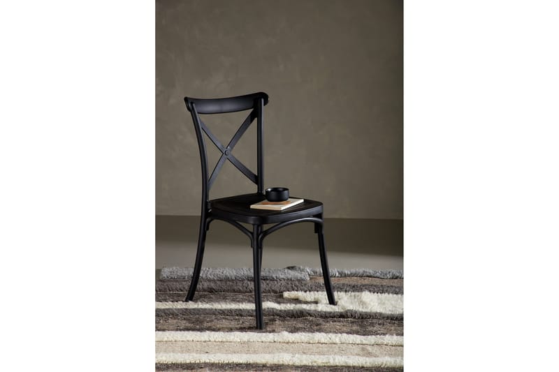 Crosett Matstol - Svart - Products - Möbler - Fåtölj & stolar - Matstol & köksstol