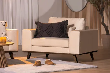 Copenhagen Fåtölj Sammet - Beige - Products - Möbler - Fåtölj & stolar - Fåtölj