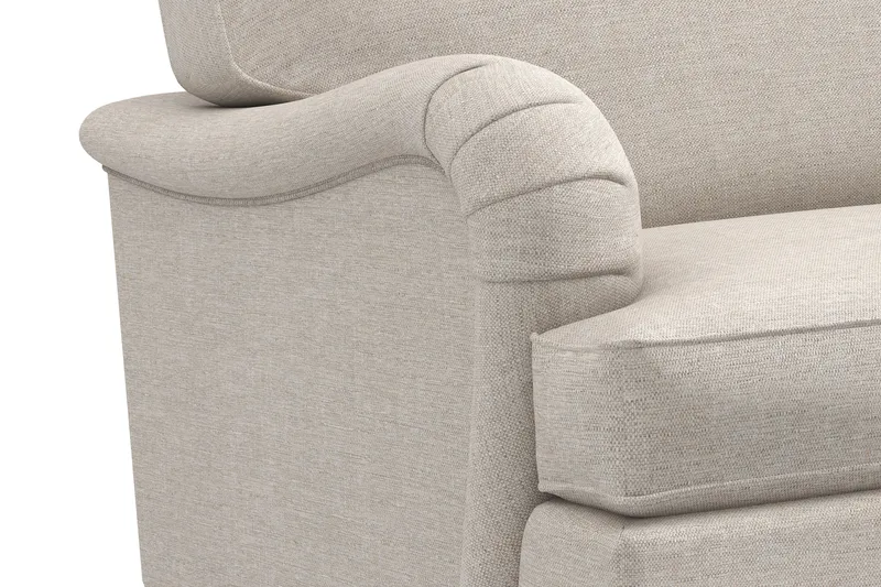 Howard Classic Fåtölj med Fotpall - Beige - Products - Möbler - Fåtölj & stolar - Fåtölj - Fåtölj med fotpall