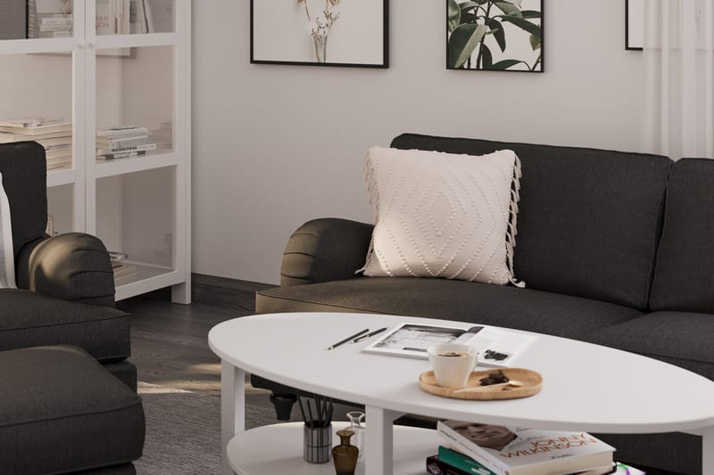 Howard Classic Fåtölj med Fotpall - Mörkgrå - Products - Möbler - Fåtölj & stolar - Fåtölj - Fåtölj med fotpall
