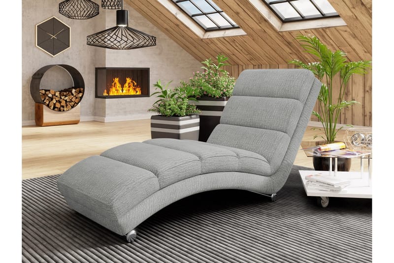 Regalado Liggfåtölj - Grå - Products - Möbler - Fåtölj & stolar - Fåtölj - Liggfåtölj