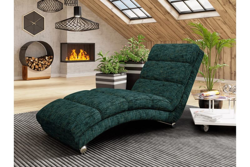 Regalado Liggfåtölj - Grön - Products - Möbler - Fåtölj & stolar - Fåtölj - Liggfåtölj