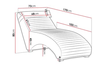 Staffin Liggfåtölj 73 cm Dark blue - Products - Möbler - Fåtölj & stolar - Fåtölj - Liggfåtölj