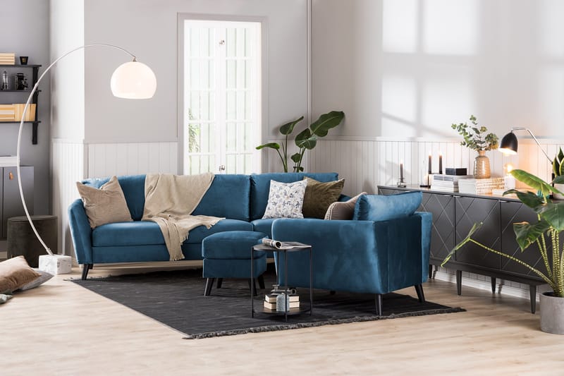 Trend Fåtölj - Midnattsblå Sammet - Products - Möbler - Fåtölj & stolar - Fåtölj