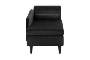 Tyland Schäslong Höger - Svart - Products - Möbler - Fåtölj & stolar - Fåtölj - Liggfåtölj