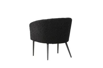 Fluffy Fåtölj - Svart - Products - Möbler - Fåtölj & stolar - Fåtölj