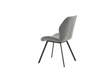 Gemma Matstol - Grå/Svart - Products - Möbler - Fåtölj & stolar - Matstol & köksstol