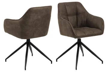 Harford Karmstol - Brun - Products - Möbler - Fåtölj & stolar - Karmstol