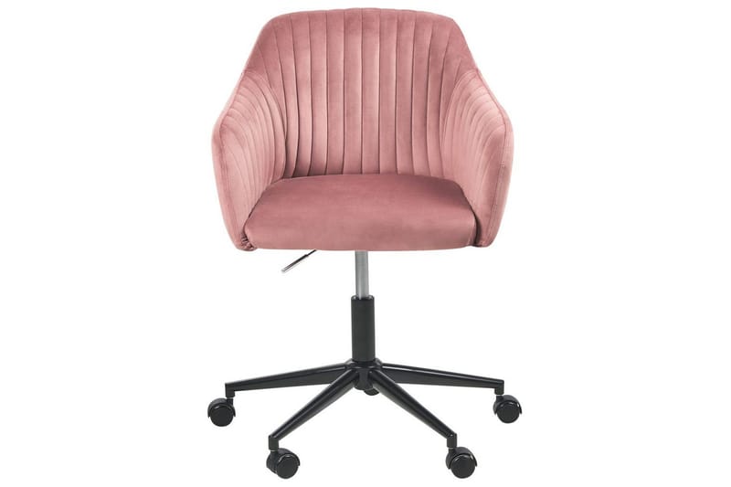 Kontorsstol Venice Rosa/Svart - Rosa/Svart - Products - Möbler - Fåtölj & stolar - Kontorsstol & skrivbordsstol