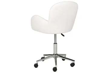 Kontorsstol Priddy Vit/Silver - Vit/Silver - Products - Möbler - Fåtölj & stolar - Kontorsstol & skrivbordsstol