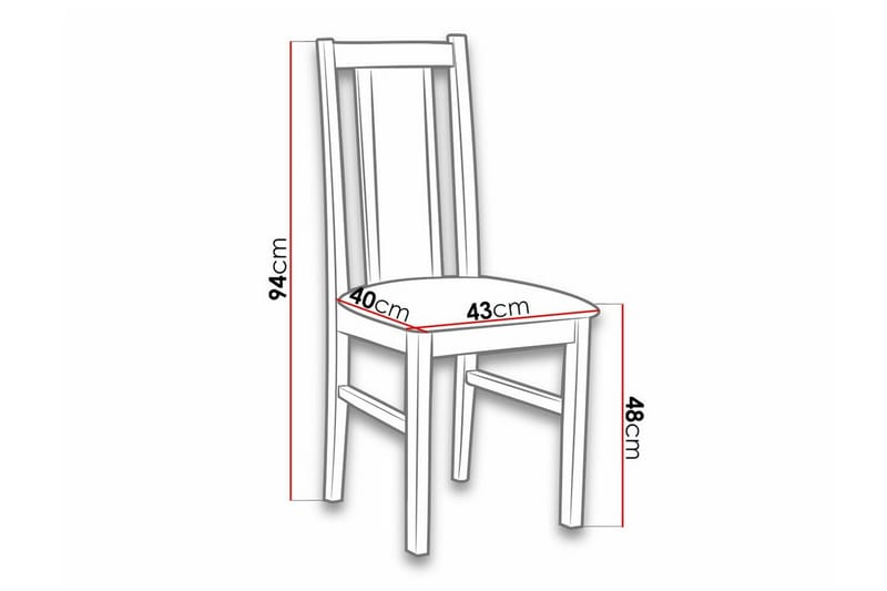 Lufti Matstol Black/Wood - Products - Möbler - Fåtölj & stolar - Matstol & köksstol
