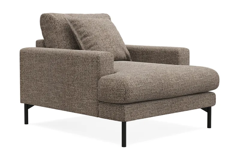 Menard Premium Fåtölj i Chenille - Brun - Products - Möbler - Fåtölj & stolar - Fåtölj