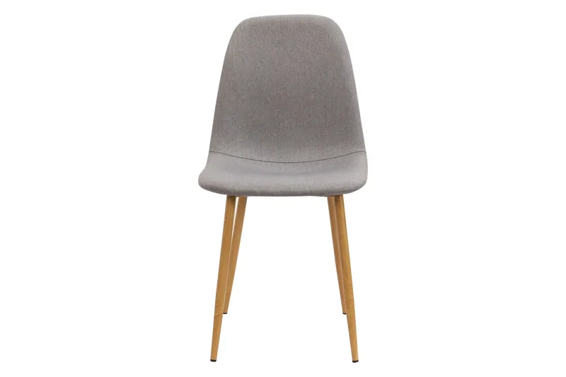 Nibe Matstol - Grå/Metallben Ek - Products - Möbler - Fåtölj & stolar - Matstol & köksstol