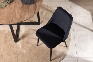 Night Matstol - Svart - Products - Möbler - Fåtölj & stolar - Matstol & köksstol