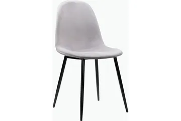 Oktoos Matstol - Grå/Svart - Products - Möbler - Fåtölj & stolar - Matstol & köksstol