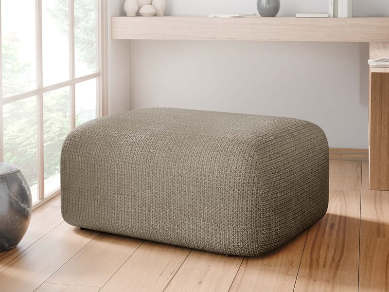 Barile Fotpall 70 cm - Brun - Products - Möbler - Fåtölj & stolar - Pall & puff - Fotpallar