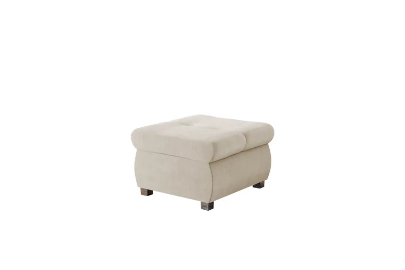 Cerys Fotpall 60 cm - Beige - Products - Möbler - Fåtölj & stolar - Pall & puff - Fotpallar