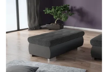 Cerys Fotpall 60 cm - Ljusgrå/Mörkgrå - Products - Möbler - Fåtölj & stolar - Pall & puff - Fotpallar